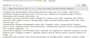 HTML editor looking fine!
