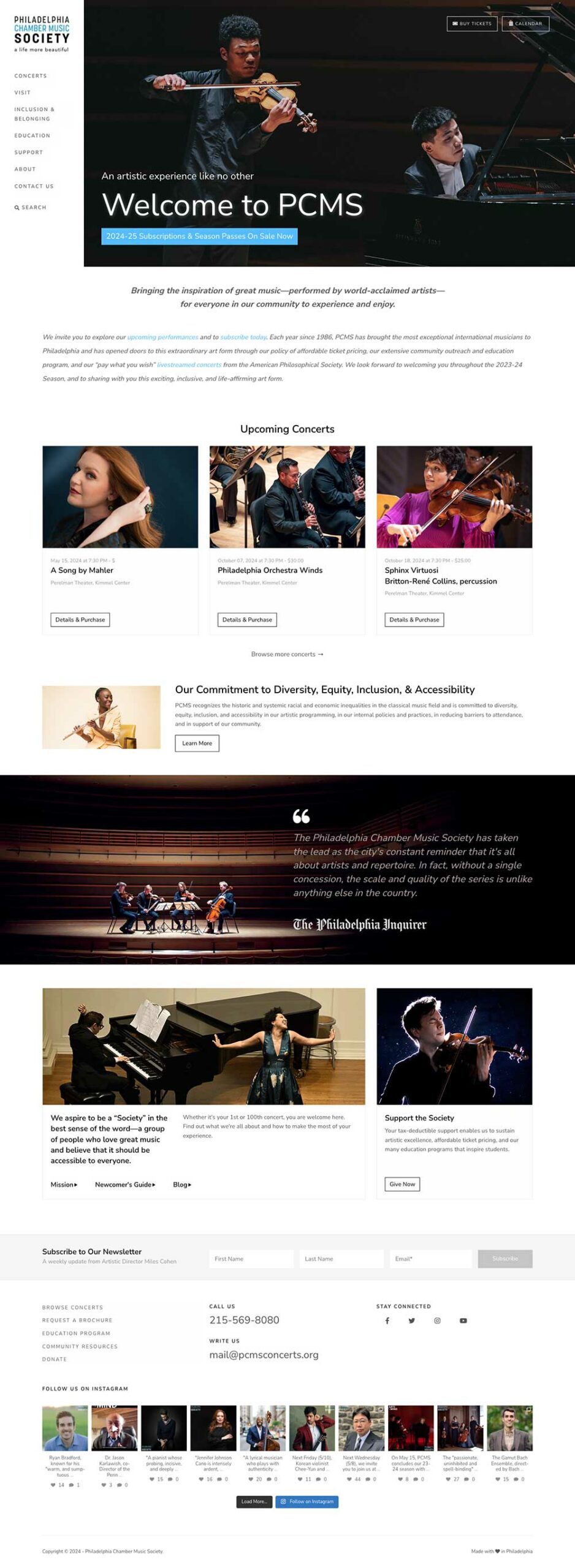 PCMS website