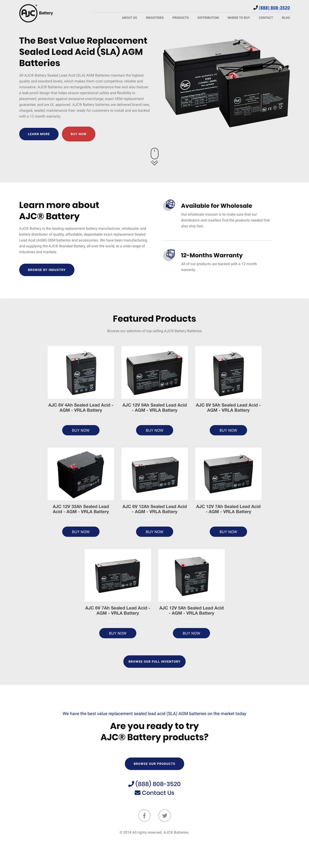 AJC Battery website
