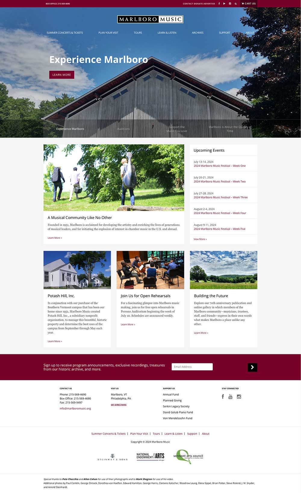 marlboro music festival website